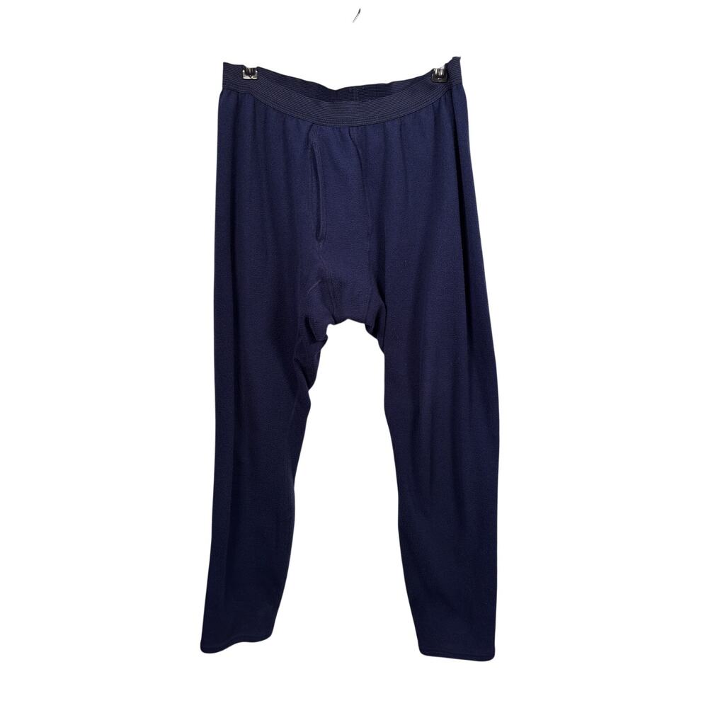 Patagonia Base Layer Pants Mens M Navy Blue Capilene Expedition Weight Thermal